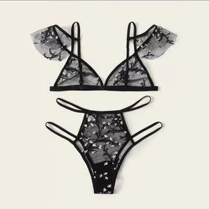 COPY - 2pcs embroidery lingerie set